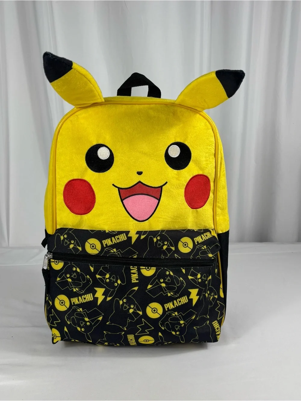 Pokémon Pikachu Plush Backpack NWOT Soft School Backpack